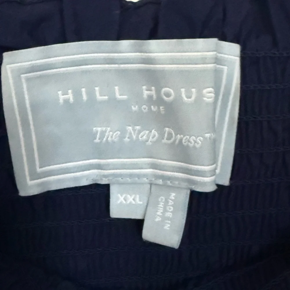 XXL Hill House Home the Ellie Nap Dress in Navy Cotton - Picture 3 of 6